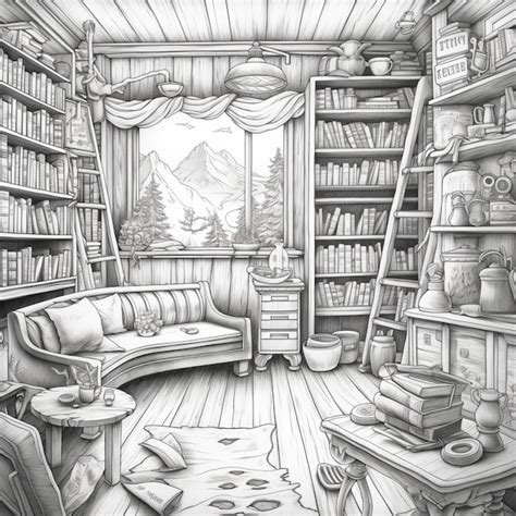 Library Drawing 的图像结果