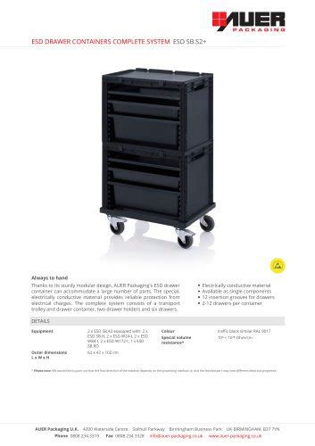 R-KLT CONTAINERS R-KLT 3215 - AUER Packaging GmbH - PDF Catalogs ...
