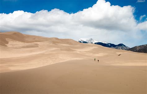 Sand dunes white sands at Great Sand Dunes National Park image - Free ...
