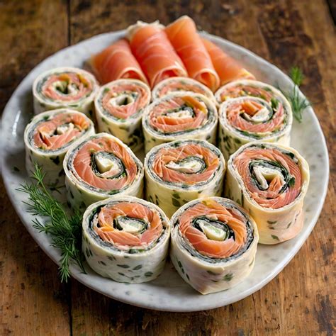 Smoked Salmon Appetizer Rolls