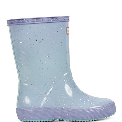 Little kids's Kids First Giant Glitter Rain Boots - Purple | Hunter Boots