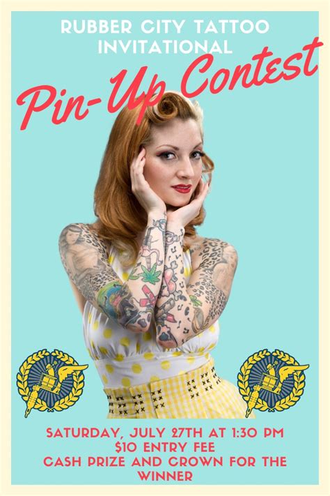 2024 Rubber City Tattoo Invitational Pin-Up Contest, John S. Knight ...