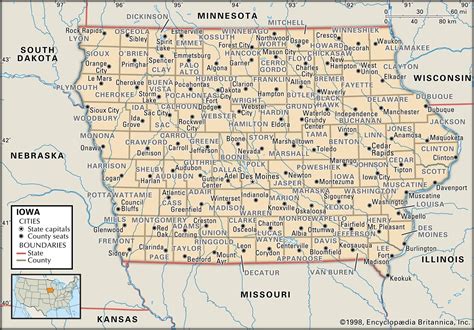 Iowa County Maps: Interactive History & Complete List - Worksheets Library