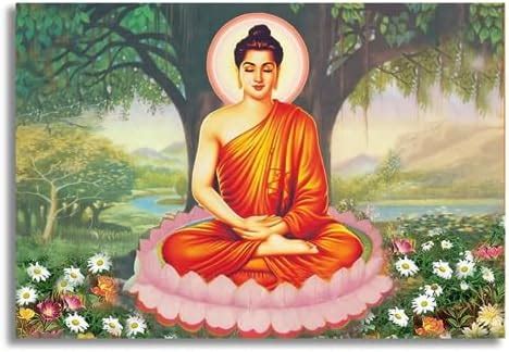 Lord Buddha | Buddhist God Posters for Wall | A3 and A4 sizes | 400 GSM ...