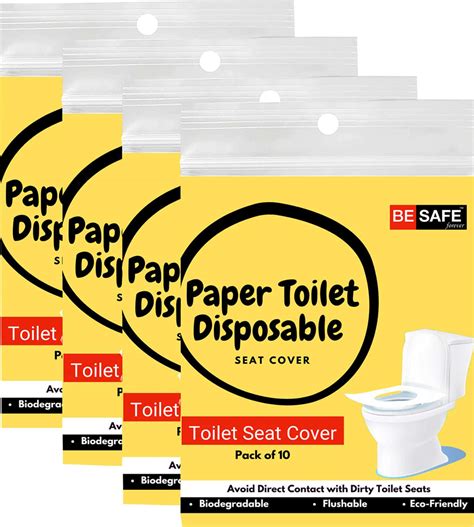 Buy BESAFE FOREVER DISPOSABLE PAPER TOILET SEAT COVER 20 SHEETS YELLOW ...
