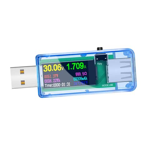 Baluue USB Tester USB c Meter USB Digital Multimeter Tester Outlet ...