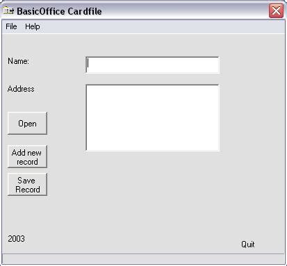Image result for Cardfile Tutorial