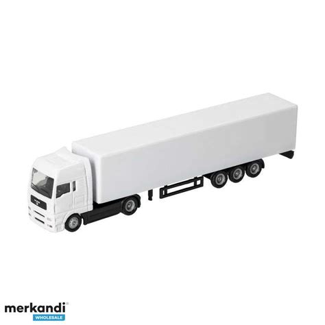Miniature Vehicle MAN Truck White: Perfect addition to your model ...