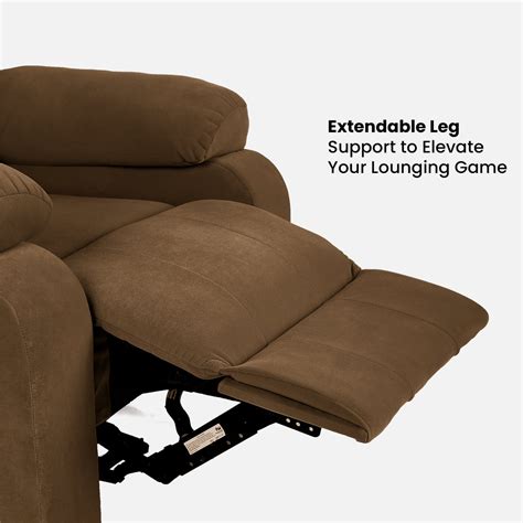Green Soul Comfy Fabric Single Seater Recliner