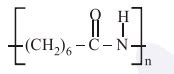 The structure of Nylon-6 is