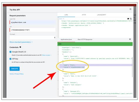 Image result for Gmail Example API
