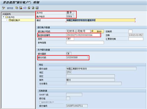 SAP系统中的银行主数据FI12_sap fi12-CSDN博客