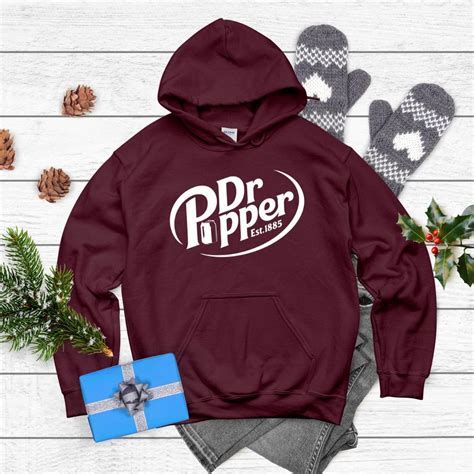 Dr Pepper Replica Hoodie Sweatshirt, Soda Lover Shirt. LISTING HAS 2 ...