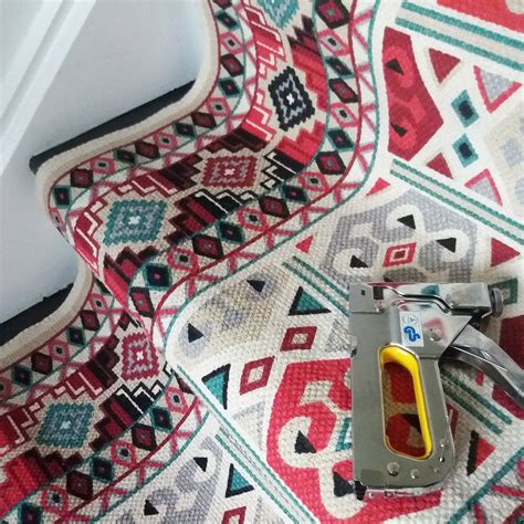 installing a stair runner yourself ~ Make Do and DIY