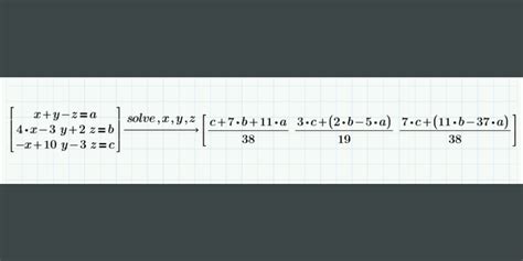 Mathcad Solving Equation for Variable with 2 Numbers 的图像结果