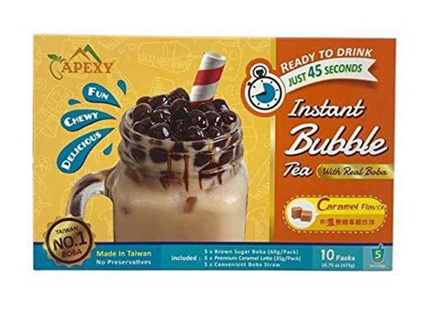 APEXY Bubble Tea Complete Set with Real Boba Pearls, | Ubuy India