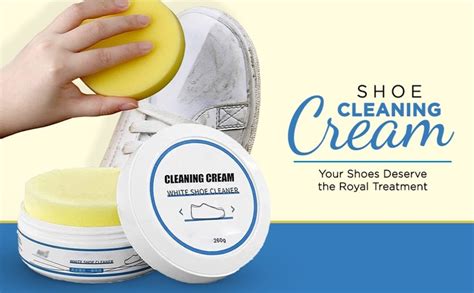 Gantrix 1 PCS White Shoe Cleaning Cream with Sponge Instant Shoe ...
