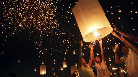 Thousands of Lanterns Light Up the Sky in Thailand - NBC News