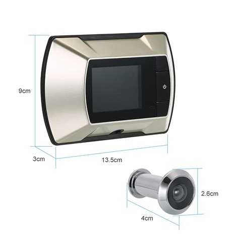 Peephole Viewer,2.4" TFT LCD Visual Monitor Door Peephole Wireless ...