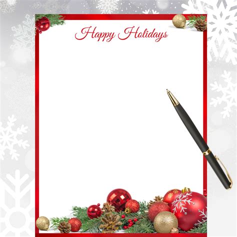 Christmas Stationery Printable | Gerald Printable
