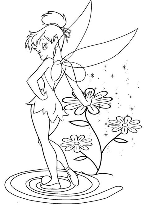 Tinkerbell Printable Coloring Pages - Educational Printable Worksheets