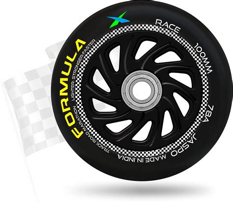 jaspo Inline Pu Wheels 72Mm/100Mm Inline Spare Skate Wheels, Roller ...