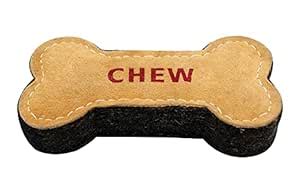 Buy PAWPOURRI Premium Bone-Shaped Natural Suede Leather Chew Toy for ...