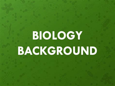 Free - Biology Background Presentation for PowerPoint and Google Slides