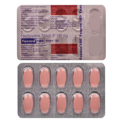 Fexova 180 - Strip of 10 Tablets : Amazon.in: Health & Personal Care