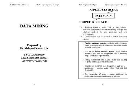 Data-Mining - Notes - Computer Science About the Book is textbook ...