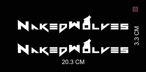 ISEE 360® Bike Sticker for Pulsar Ns 220 180 150 Naked Wolves White ...