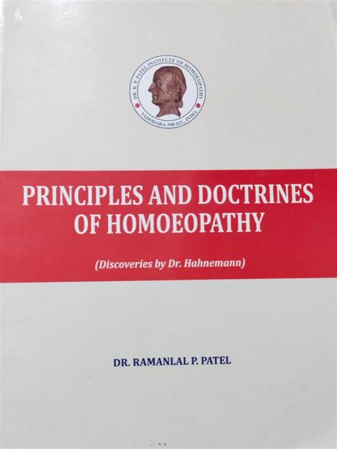 Principles and Doctrines of Homoeopathy (Discoveries by Dr Hahnemann ...