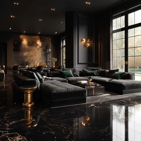 Luxury Black Living Room Ideas at Frank Hudson blog