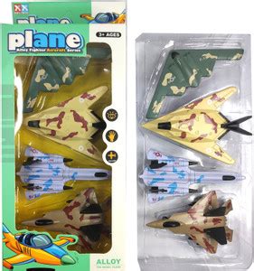 SharvilSons Metal Planes Set for Kids | Battle Fighter Plane Toy Set ...