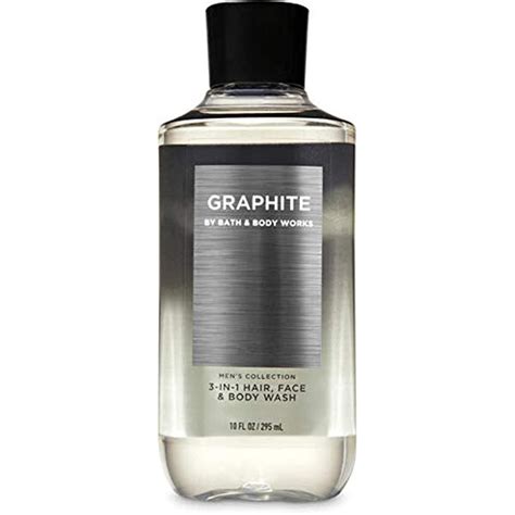 Bath and Body Works Men's Collection Graphite 3-in-1 Hair Face and Body ...