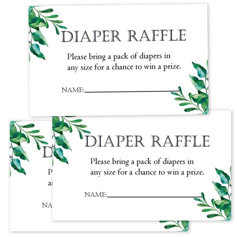 Wording For Baby Shower Diaper Raffle at Loren Bona blog