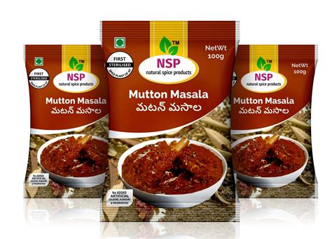 NSP Natural Spice Products Mutton (Meat) Masala | Naturally Processed ...