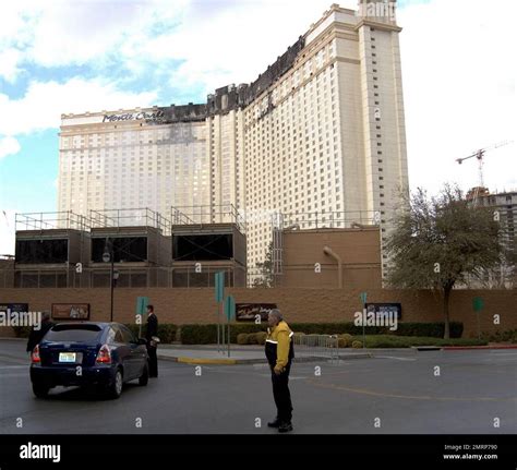 A three-alarm fire broke out today at the 32-story Monte Carlo Resort ...