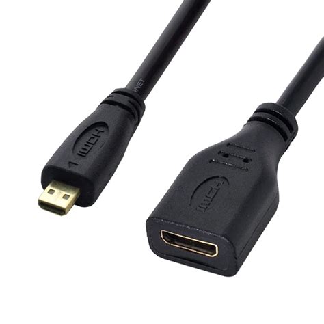 chenyang Cy Micro Hdmi 1.4 Male Type D to Mini Hdmi 1.4 Female Type C ...