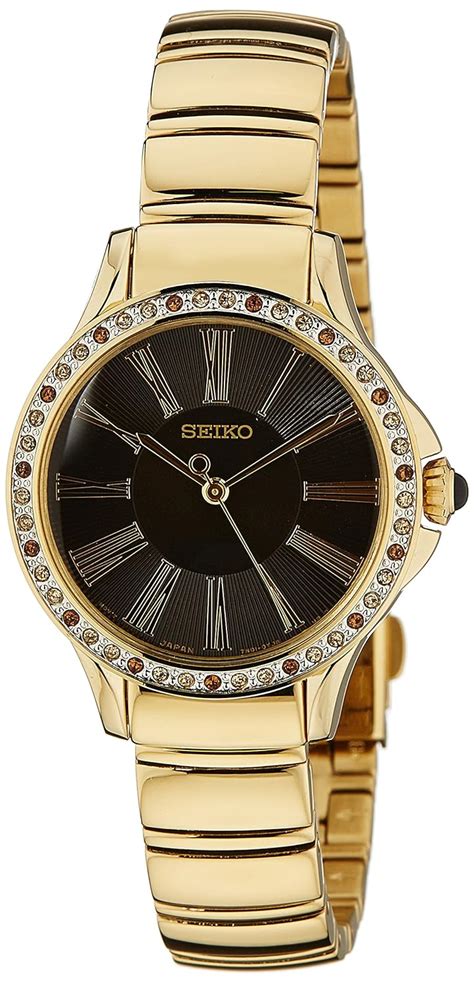 Seiko Analog Brown Dial Women's Watch - SRZ444P1 : Amazon.in: Fashion
