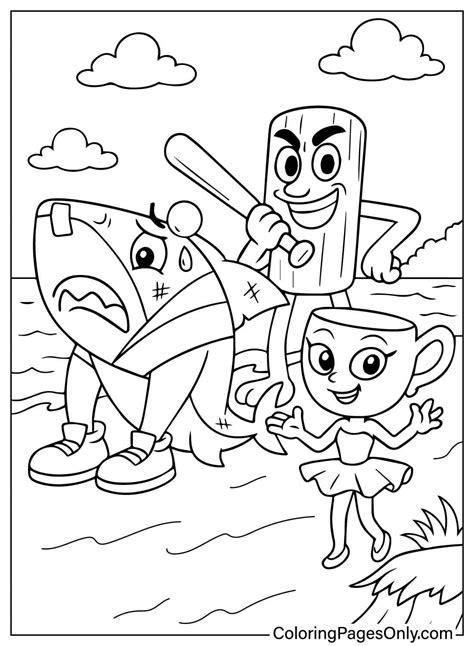 Более 30 раскрасок Tum Tum Tum Sahur - бесплатные раскраски для печати ...