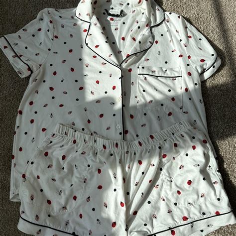 Kate Spade New York Women's Black and White Pajamas | Depop