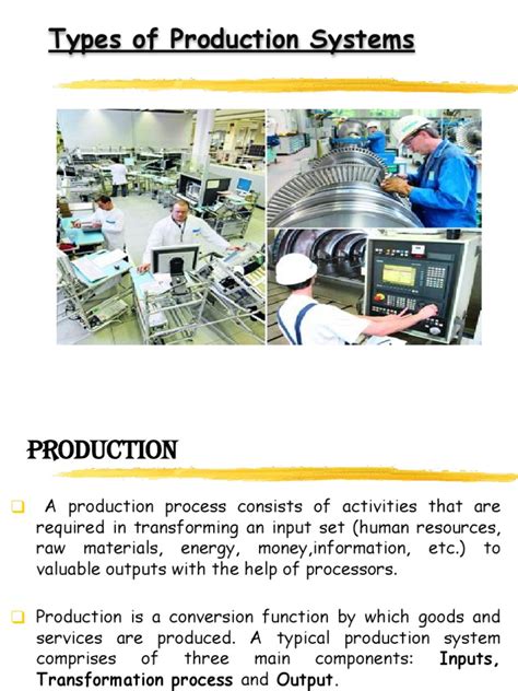 Types of Production Process 的图像结果
