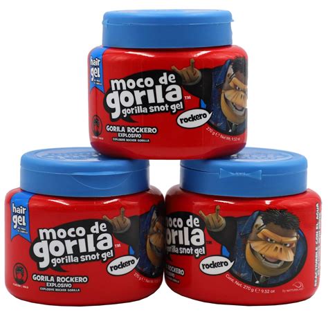 Comprar Moco de Gorila Rockero Hair Gel Jar, Long Lasting, Strong Hold ...