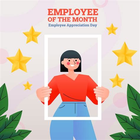 Gradient employee appreciation day illustration | Premium Vector