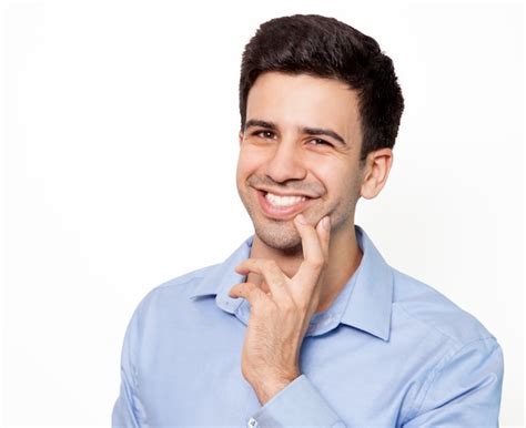 Manager standing office cheerful touching | Free Photo