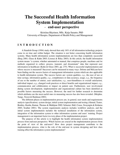 Hospital Information System Implementation Process 的图像结果