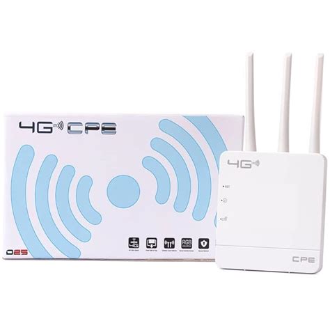 3 Antenna 4G Wireless Router with SIM Card Slot,Wireless 3 Antenna ...