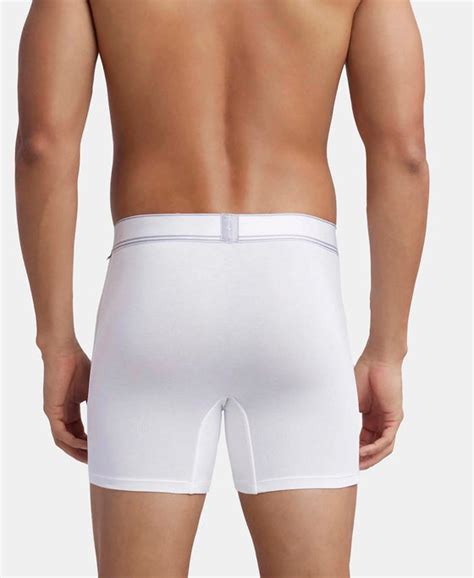 Buy Tencel Micro Modal Elastane Stretch Solid Boxer Brief with Natural ...
