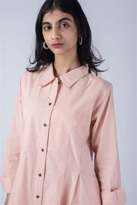 Saffron Pink Shirt Dress - As Simple As That - Lohana Lifestyle